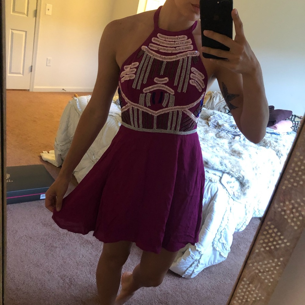 Beaded dress from Revolve